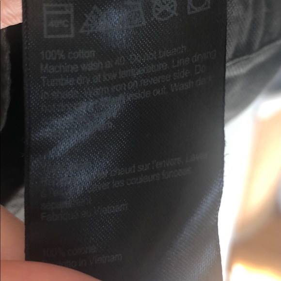 AllSaints XL Short Sleeve Grey Button down - Picture 4 of 4